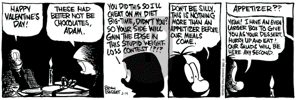 Adam@Home on Wednesday February 14, 1996 Comic Strip