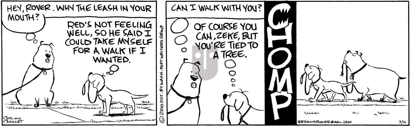Red and Rover - Wednesday March 10, 2010 Comic Strip