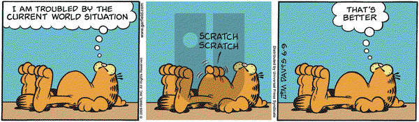 Garfield on Tuesday June 9, 2009 Comic Strip
