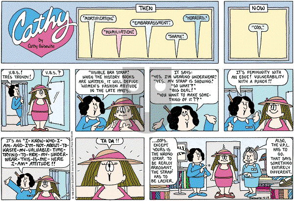 Cathy Classics - Sunday April 19, 1998 Comic Strip