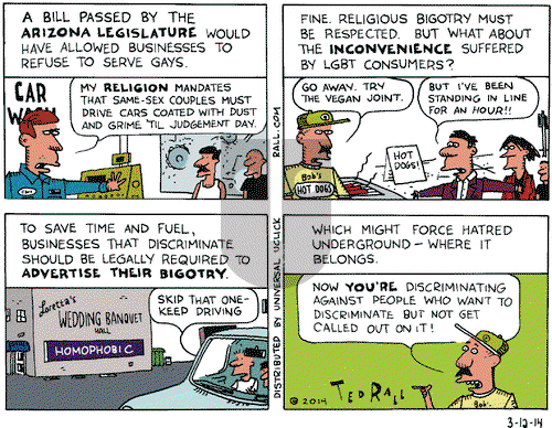 Ted Rall on Wednesday March 12, 2014 Comic Strip