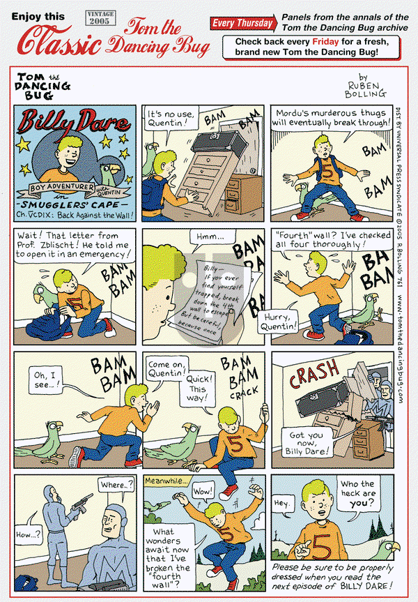 Tom the Dancing Bug on Thursday March 27, 2014 Comic Strip