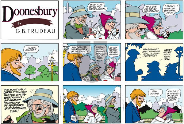 Doonesbury on Sunday November 7, 1999 Comic Strip