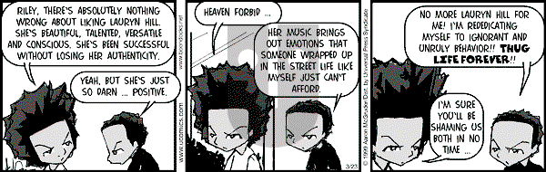 The Boondocks on Friday October 24, 2008 Comic Strip