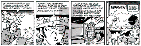 Doonesbury - Saturday January 18, 1997 Comic Strip