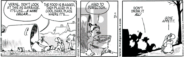 Over the Hedge - Saturday November 22, 2003 Comic Strip