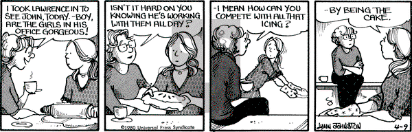 For Better or For Worse on Wednesday April 9, 1980 Comic Strip