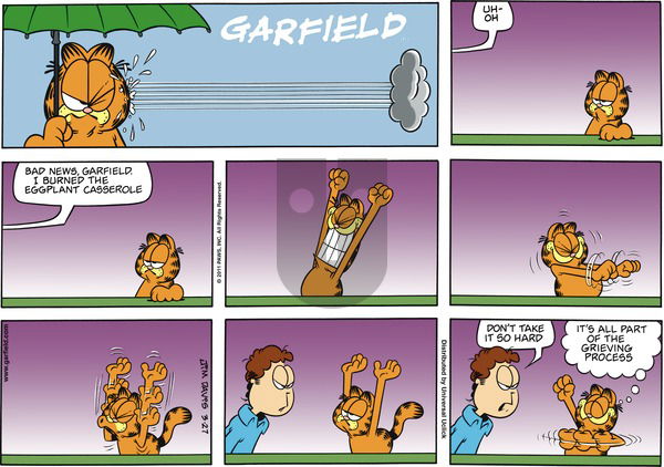 Garfield on Sunday March 27, 2011 Comic Strip