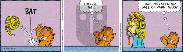 Garfield on Friday July 29, 2016 Comic Strip