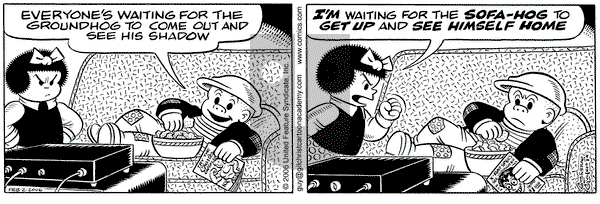 Nancy on Thursday February 2, 2006 Comic Strip