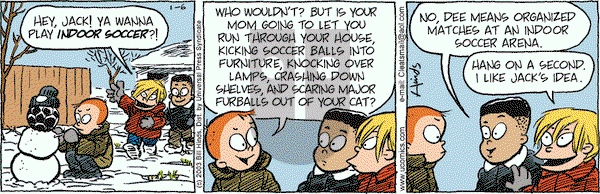 Cleats on Monday January 6, 2003 Comic Strip