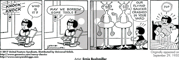 Nancy Classics - Friday September 29, 2017 Comic Strip
