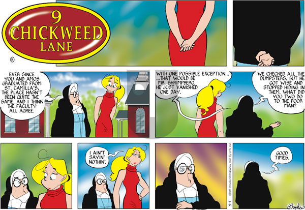 9 Chickweed Lane on Sunday May 1, 2011 Comic Strip