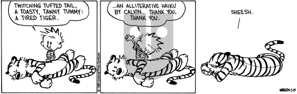 Calvin and Hobbes on Tuesday May 29, 1990 Comic Strip