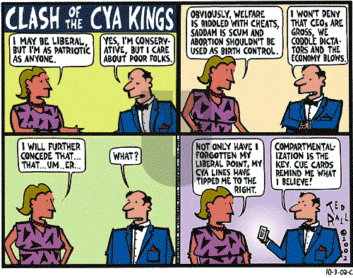 Ted Rall on Monday October 7, 2002 Comic Strip