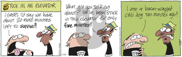 The Knight Life on Wednesday November 20, 2013 Comic Strip