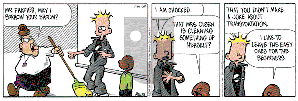 Frazz on Saturday January 10, 2004 Comic Strip