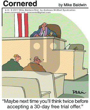 Cornered on Thursday June 15, 2017 Comic Strip