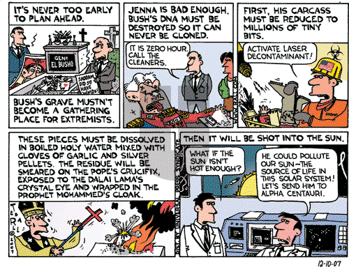 Ted Rall on Monday December 10, 2007 Comic Strip