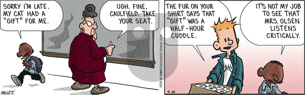 Frazz on Wednesday September 30, 2015 Comic Strip