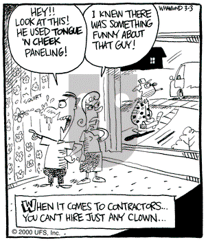 Reality Check on Monday January 15, 2001 Comic Strip