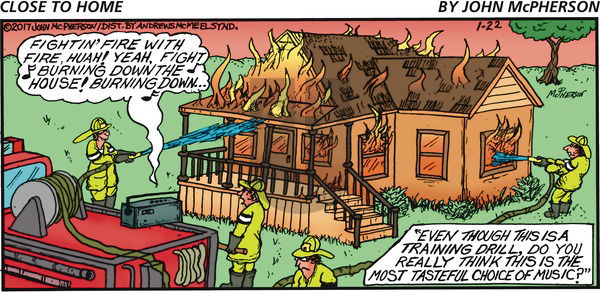 Close to Home on Sunday January 22, 2017 Comic Strip