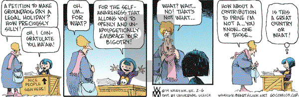 Non Sequitur on Thursday February 6, 2014 Comic Strip