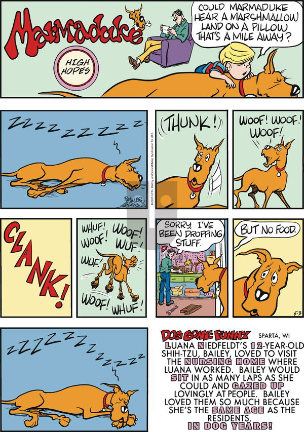 Marmaduke on Sunday May 3, 2020 Comic Strip