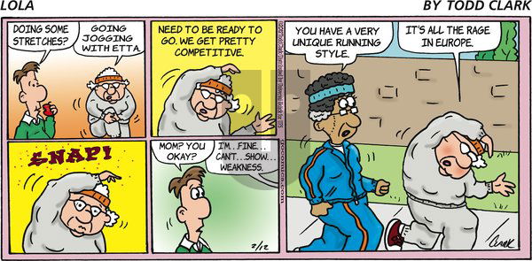 Lola on Sunday February 12, 2012 Comic Strip