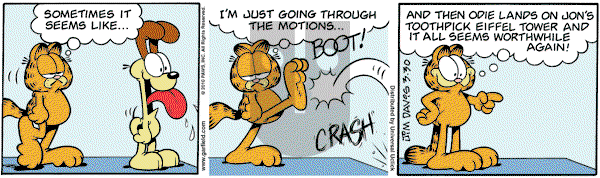 Garfield - Tuesday March 30, 2010 Comic Strip