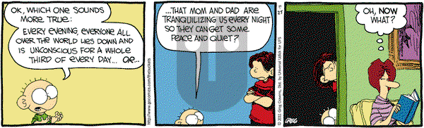 The Buckets on Friday November 25, 2011 Comic Strip