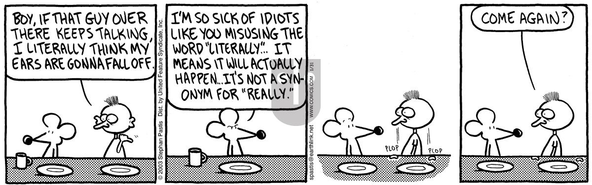 Pearls Before Swine - Friday January 31, 2003 Comic Strip