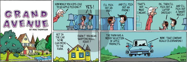 Grand Avenue on Sunday September 24, 2017 Comic Strip