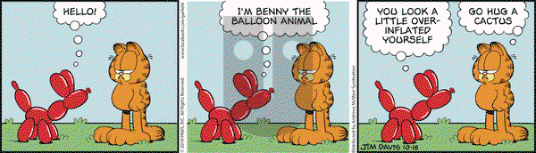 Garfield on Tuesday October 15, 2019 Comic Strip