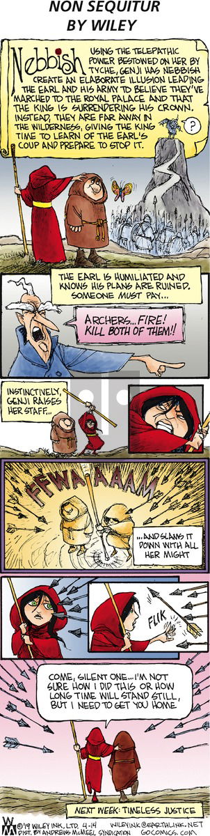 Non Sequitur on Sunday April 14, 2019 Comic Strip