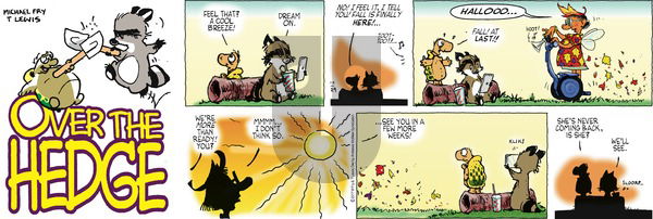 Over the Hedge on Sunday October 29, 2017 Comic Strip