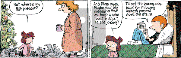 Cul de Sac on Saturday December 26, 2015 Comic Strip