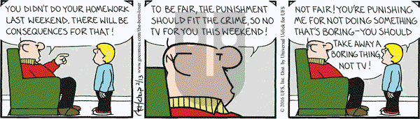 The Born Loser on Saturday February 13, 2016 Comic Strip
