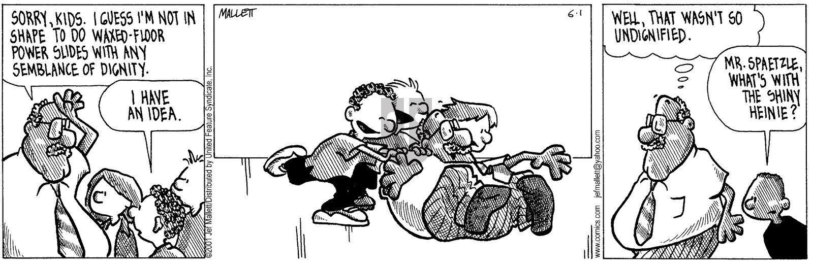 Frazz - Friday June 1, 2001 Comic Strip