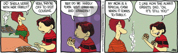 The Buckets on Saturday December 16, 2017 Comic Strip
