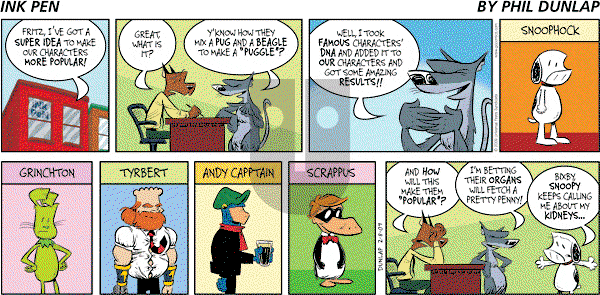 Ink Pen - Sunday February 8, 2009 Comic Strip