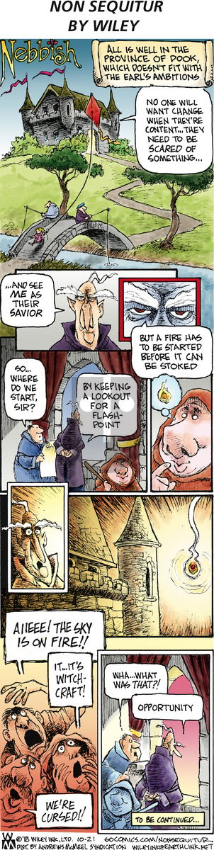 Non Sequitur on Sunday October 21, 2018 Comic Strip