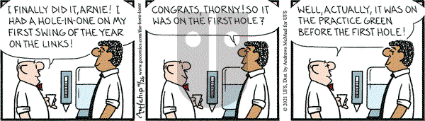 The Born Loser on Monday April 26, 2021 Comic Strip