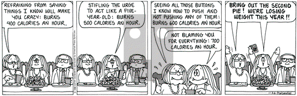 Cathy Classics on Friday December 11, 1998 Comic Strip