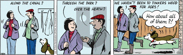 Fred Basset on Saturday April 2, 2016 Comic Strip