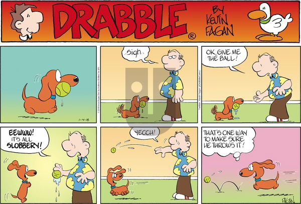 Drabble on Sunday January 14, 2018 Comic Strip