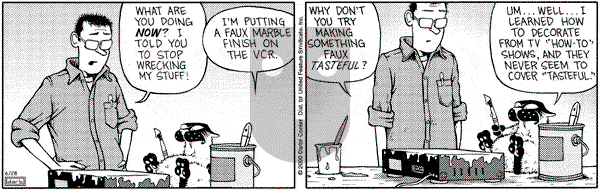 Get Fuzzy - Wednesday June 28, 2000 Comic Strip