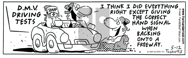 Frank and Ernest on Friday October 3, 1997 Comic Strip