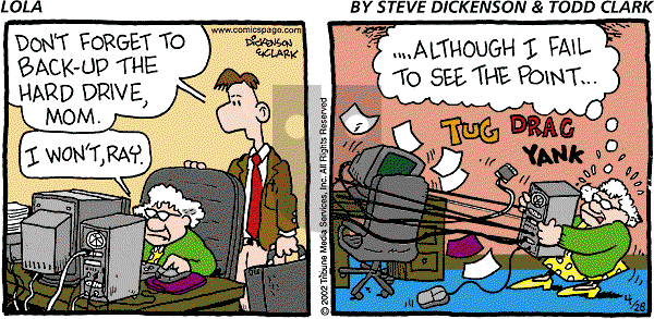Lola on Sunday April 28, 2002 Comic Strip
