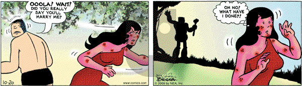 Alley Oop on Tuesday October 20, 2009 Comic Strip